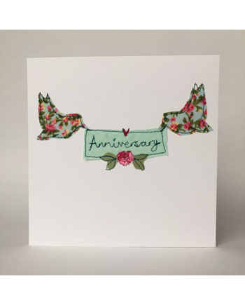 sarah becvar design freehand embroidered greetings cards anniversary handmade