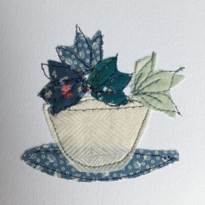 freehand embroidered birthday cards Sarah Becvar handmade embroidery bespoke