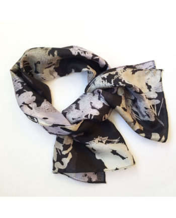 sarah Becvar textile design silk scarf floral design textiles silk scarves print