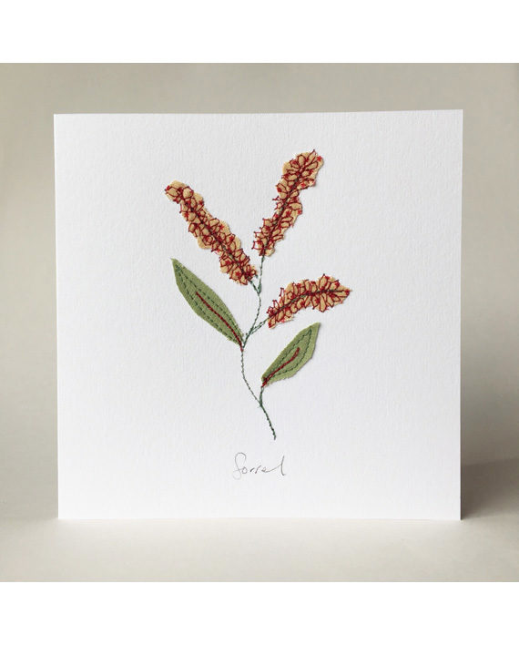 sarah Becvar notecards freehand embroidery handmade bespoke pretty embroidery