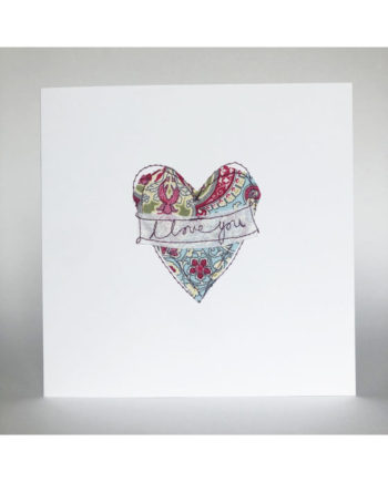 handmade valentines card by Sarah Becvar