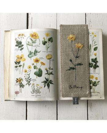 wildflower buttercup bookmark Sarah Becvar