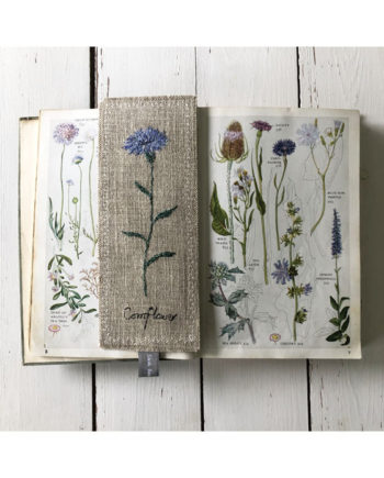 wildflower bookmark embroidered Sarah Becvar